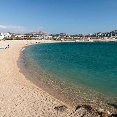 T2 Plage Prado-David, Parc Borely, Parking Privee Marselha Exterior foto