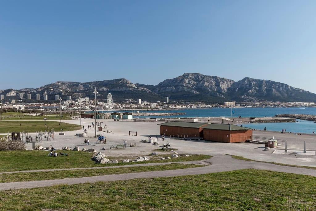 T2 Plage Prado-David, Parc Borely, Parking Privee Marselha Exterior foto