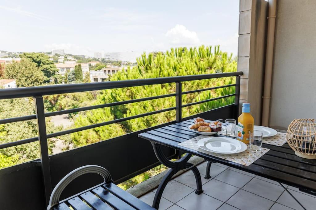 T2 Plage Prado-David, Parc Borely, Parking Privee Marselha Exterior foto